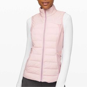 Lululemon Down For It All Puffer Vest Pink Size 2